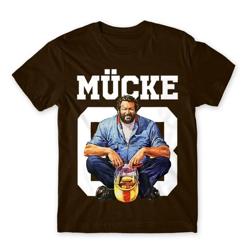 Barna Bud Spencer férfi rövid ujjú póló - Mücke