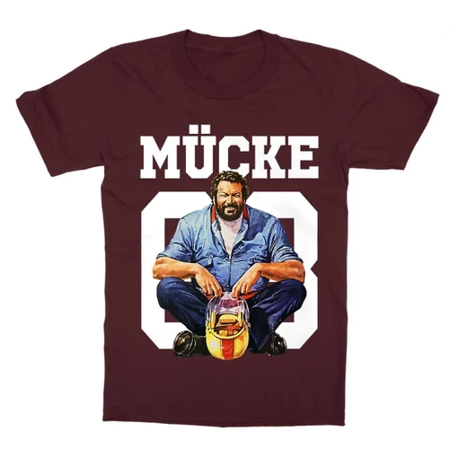 Bordó Bud Spencer gyerek rövid ujjú póló - Mücke