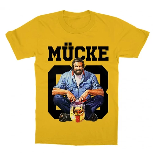 Sárga Bud Spencer gyerek rövid ujjú póló - Mücke