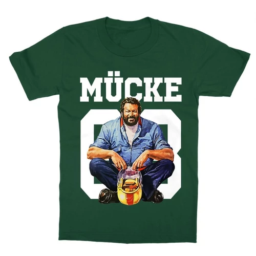 Sötétzöld Bud Spencer gyerek rövid ujjú póló - Mücke