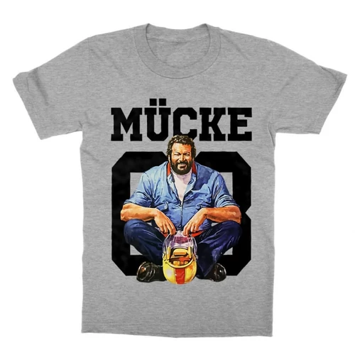 Sportszürke Bud Spencer gyerek rövid ujjú póló - Mücke
