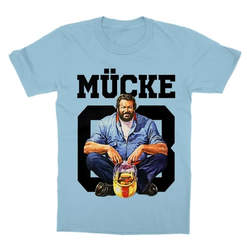 Világoskék Bud Spencer gyerek rövid ujjú póló - Mücke