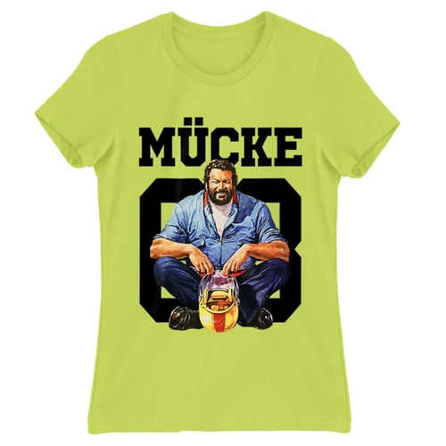 Almazöld Bud Spencer női rövid ujjú póló - Mücke
