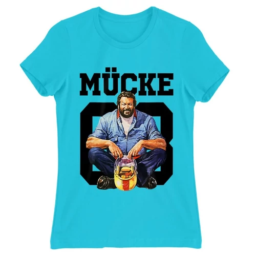 Atollkék Bud Spencer női rövid ujjú póló - Mücke