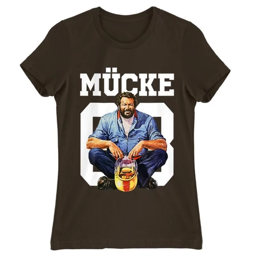 Barna Bud Spencer női rövid ujjú póló - Mücke