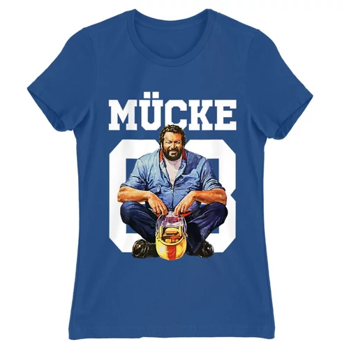 Királykék Bud Spencer női rövid ujjú póló - Mücke