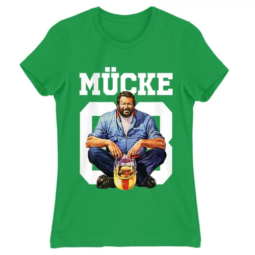 Zöld Bud Spencer női rövid ujjú póló - Mücke