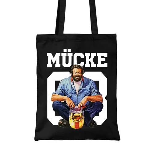 Fekete Bud Spencer vászontáska - Mücke