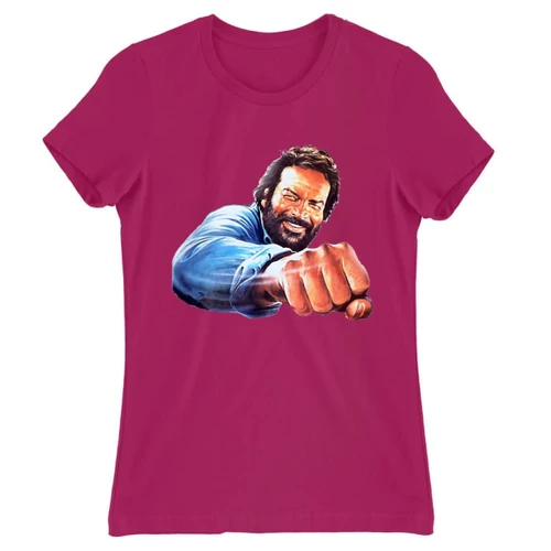 Pink Bud Spencer női rövid ujjú póló - Pofon