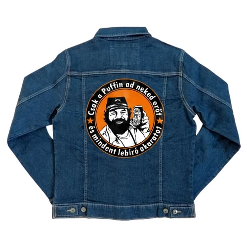 Bud Spencer unisex farmer kabát - Puffin lekvár