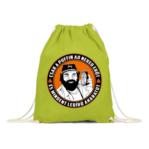 Almazöld Bud Spencer tornazsák - Puffin lekvár