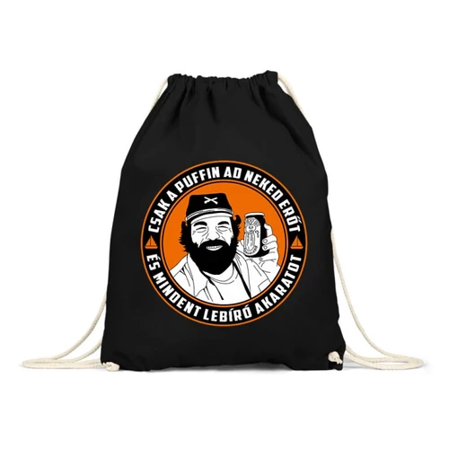 Fekete Bud Spencer tornazsák - Puffin lekvár