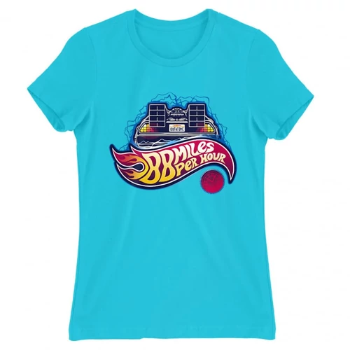 Atollkék Vissza a jövőbe női rövid ujjú póló