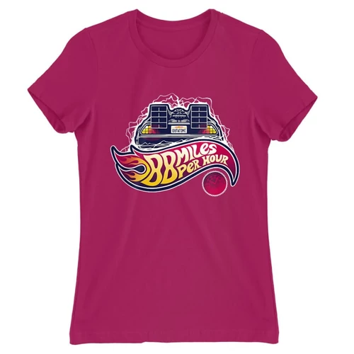 Pink Vissza a jövőbe női rövid ujjú póló