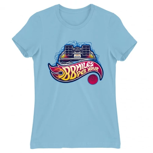 Világoskék Vissza a jövőbe női rövid ujjú póló