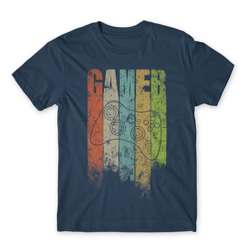 Denim Gamer - férfi rövid ujjú póló - Colors