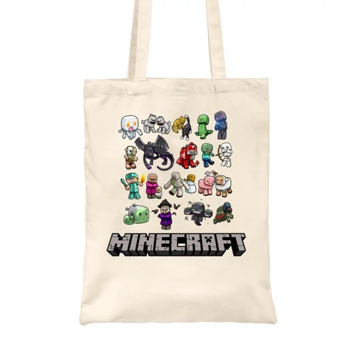 Homok Minecraft vászontáska - Minecraft characters