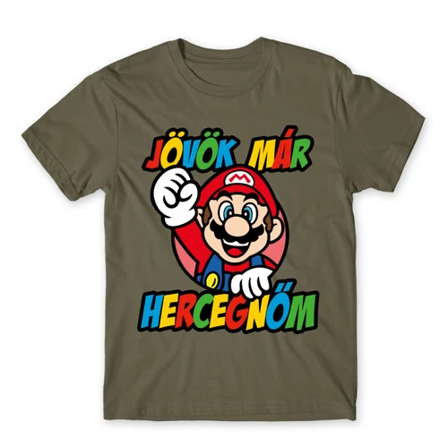 Cink Super Mario férfi rövid ujjú póló - Herceg