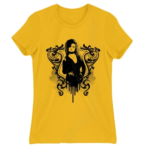 Sárga Harry Potter női rövid ujjú póló - Bellatrix Lestrange