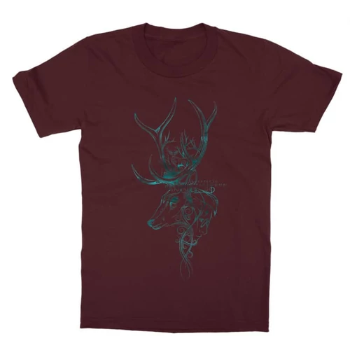 Bordó Harry Potter gyerek rövid ujjú póló - Expecto Patronum Art
