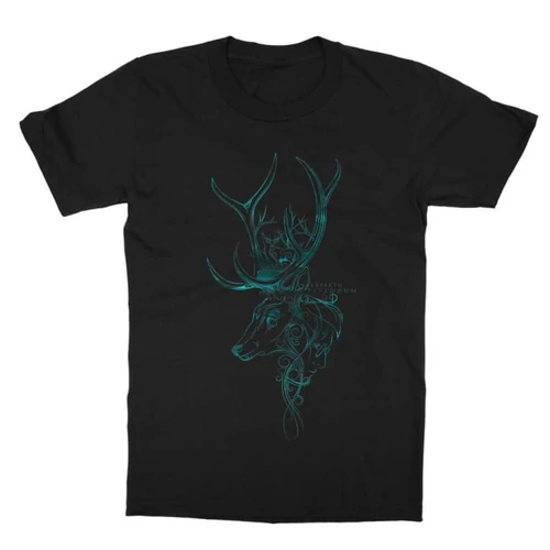Fekete Harry Potter gyerek rövid ujjú póló - Expecto Patronum Art
