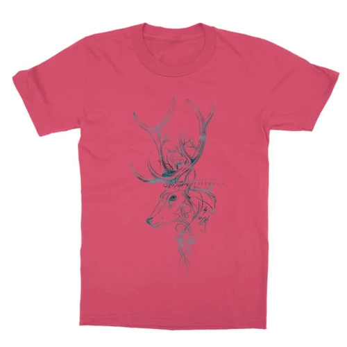 Pink Harry Potter gyerek rövid ujjú póló - Expecto Patronum Art