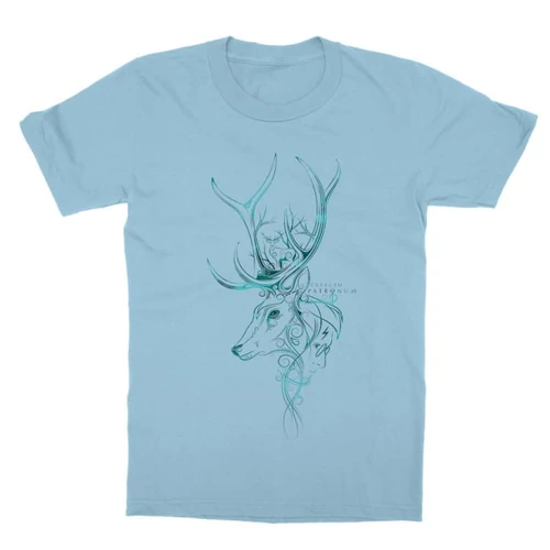 Világoskék Harry Potter gyerek rövid ujjú póló - Expecto Patronum Art