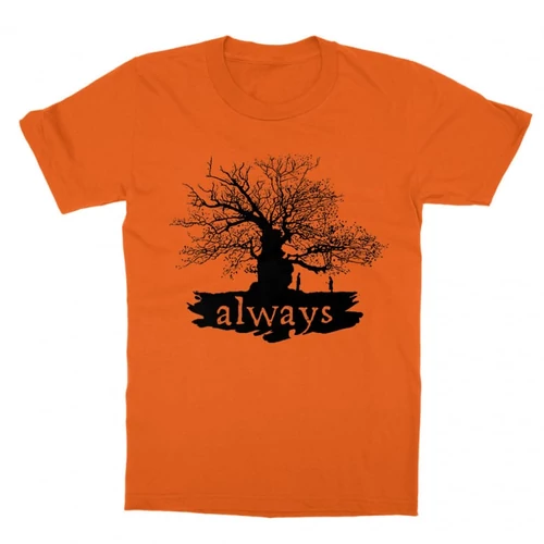 Narancs Harry Potter gyerek rövid ujjú póló - Always Tree silhouette