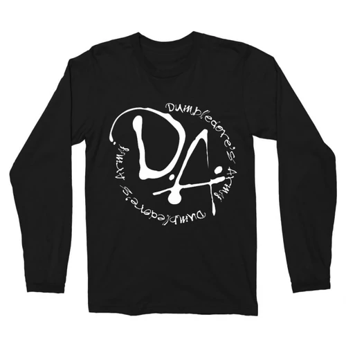 Fekete Harry Potter férfi hosszú ujjú póló - D.A Logo