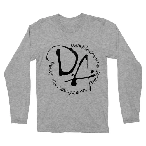 Sportszürke Harry Potter férfi hosszú ujjú póló - D.A Logo