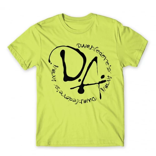 Almazöld Harry Potter férfi rövid ujjú póló - D.A Logo