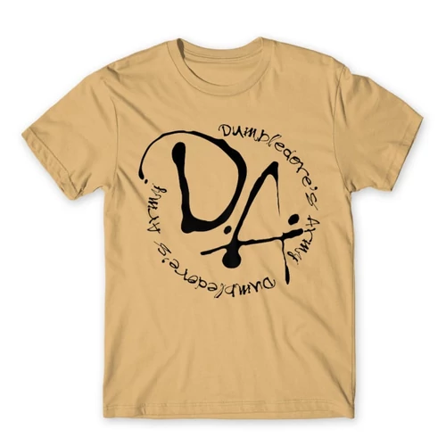 Homok Harry Potter férfi rövid ujjú póló - D.A Logo