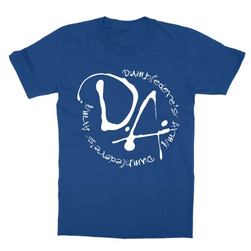 Királykék Harry Potter gyerek rövid ujjú póló - D.A Logo