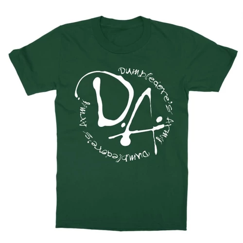 Sötétzöld Harry Potter gyerek rövid ujjú póló - D.A Logo