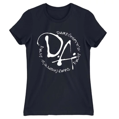 Sötétkék Harry Potter női rövid ujjú póló - D.A Logo