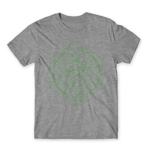 Sportszürke Harry Potter férfi rövid ujjú póló - Dark Mark Lineart