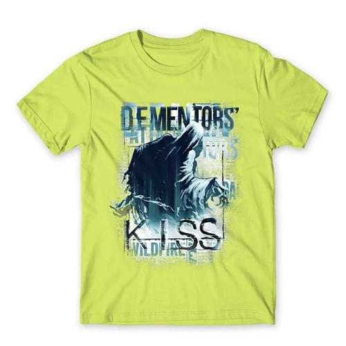 Almazöld HHarry Potter férfi rövid ujjú póló - Dementor' s Kiss