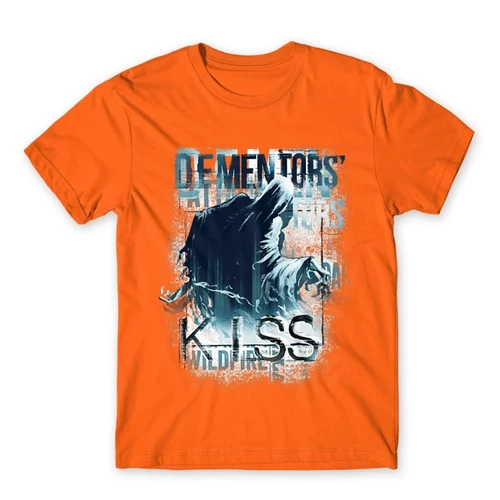 Narancs Harry Potter férfi rövid ujjú póló - Dementor' s Kiss