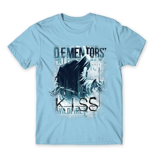Világoskék Harry Potter férfi rövid ujjú póló - Dementor' s Kiss