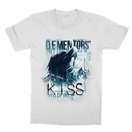 Fehér Harry Potter gyerek rövid ujjú póló - Dementor' s Kiss