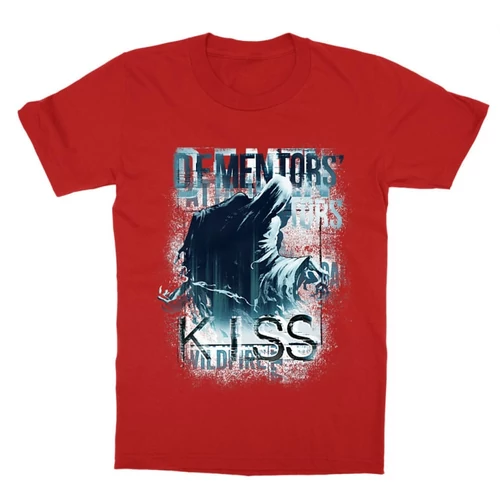 Piros Harry Potter gyerek rövid ujjú póló - Dementor' s Kiss