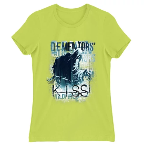 Almazöld Harry Potter női rövid ujjú póló - Dementor' s Kiss