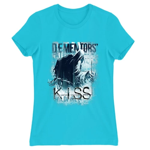 Atollkék Harry Potter női rövid ujjú póló - Dementor' s Kiss