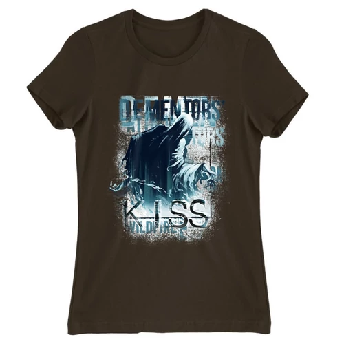 Barna Harry Potter női rövid ujjú póló - Dementor' s Kiss