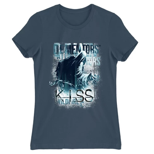Denim Harry Potter női rövid ujjú póló - Dementor' s Kiss