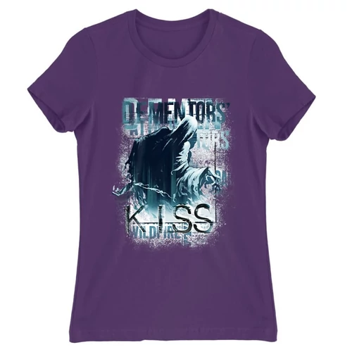 Sötétlila Harry Potter női rövid ujjú póló - Dementor' s Kiss