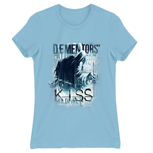 Világoskék Harry Potter női rövid ujjú póló - Dementor' s Kiss