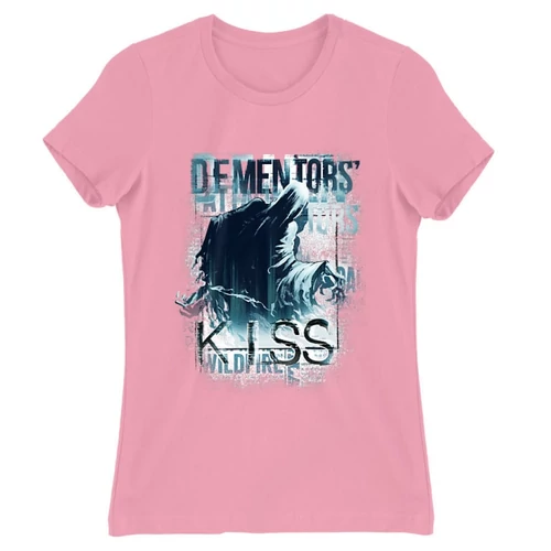 Világos rózsaszín Harry Potter női rövid ujjú póló - Dementor' s Kiss