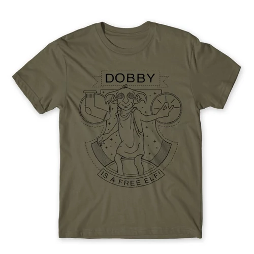 Cink Harry Potter férfi rövid ujjú póló - Dobby Lineart