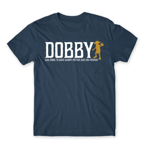 Denim Harry Potter férfi rövid ujjú póló - Dobby saves Harry